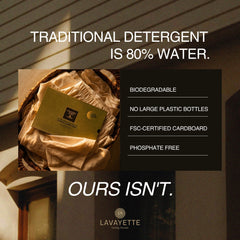 Lavayette Laundry Leafs - Benzi de detergent pentru rufe, 50 bucăți