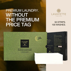 Lavayette Laundry Leafs - Benzi de detergent pentru rufe, 50 bucăți