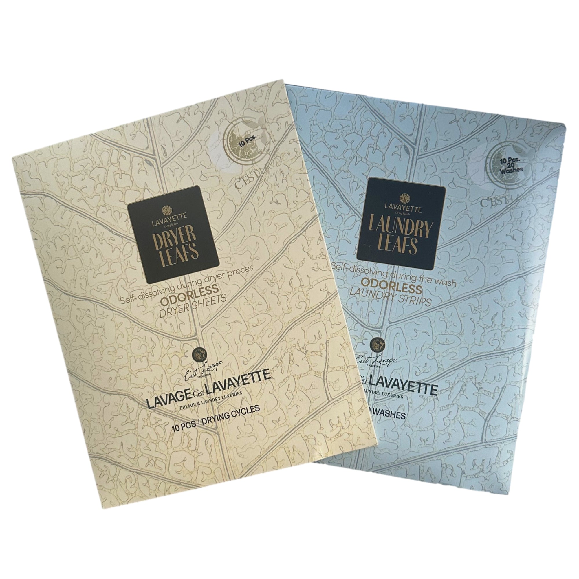 Paquete De 10 Hojas De Detergente Para Ropa + 10 Hojas Para Secadora 🎉